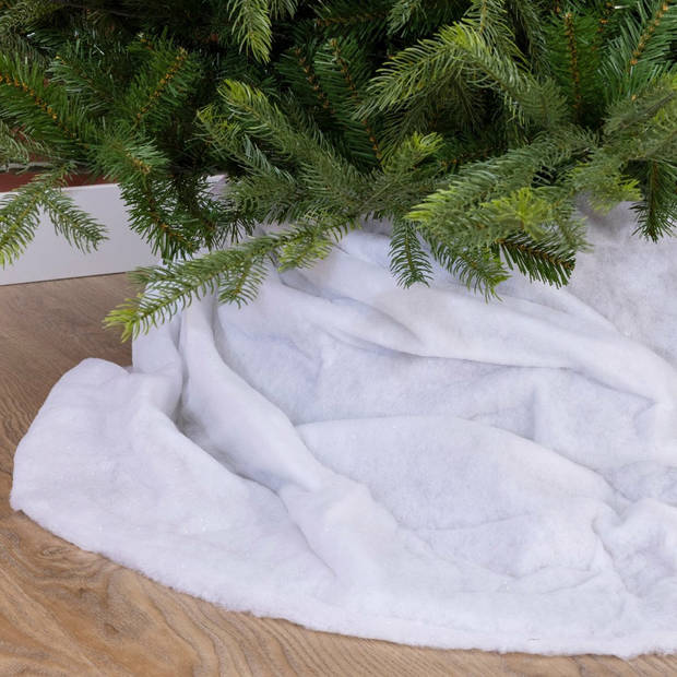 Sneeuwdeken - sneeuwversiering - Decoratiesneeuw - polyester wit - 100 x 80 x 0.2 cm - 2 Stuks