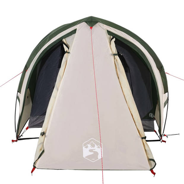 vidaXL Tent 2-persoons 320x140x120 cm 185T taft groen
