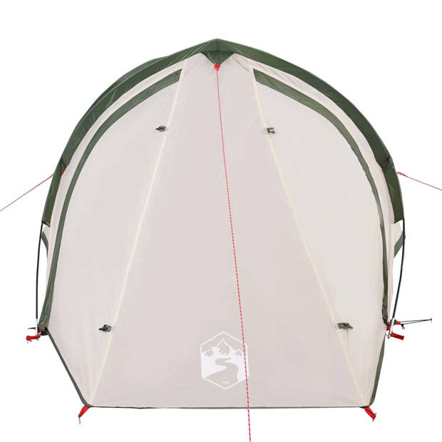 vidaXL Tent 2-persoons 320x140x120 cm 185T taft groen