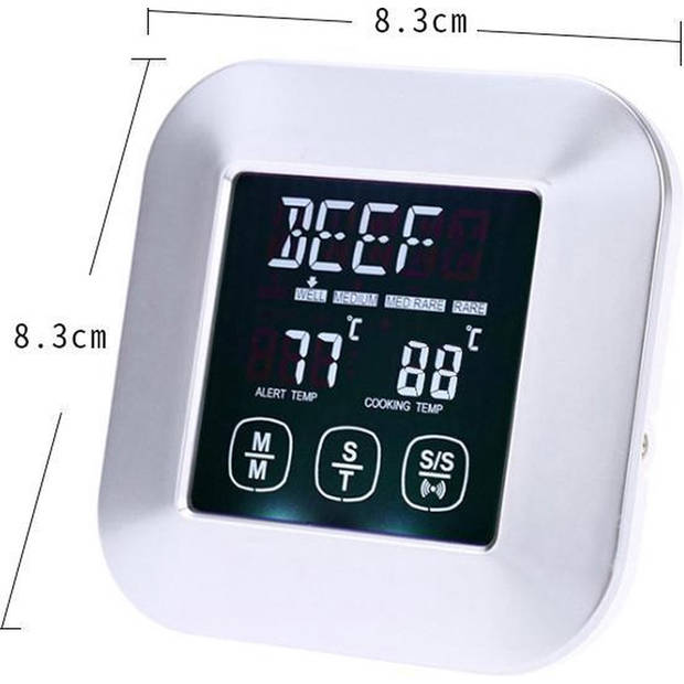 Digitale vlees - barbecue thermometer met sonde