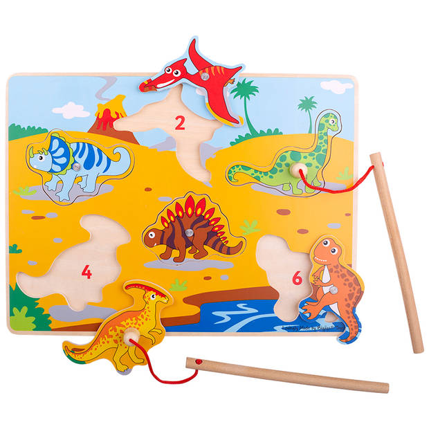 Bigjigs Magnetisch Dino Plezier