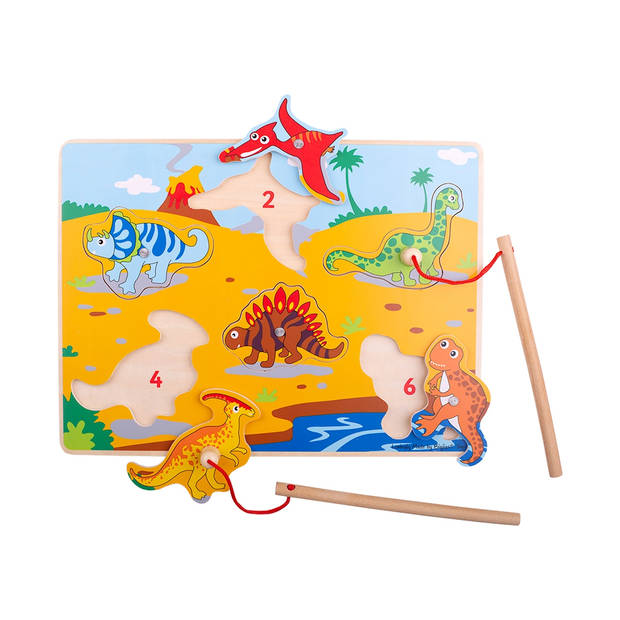 Bigjigs Magnetisch Dino Plezier