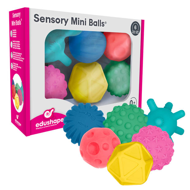 Edushape Sensorische Baby Ballen - 6 stuks