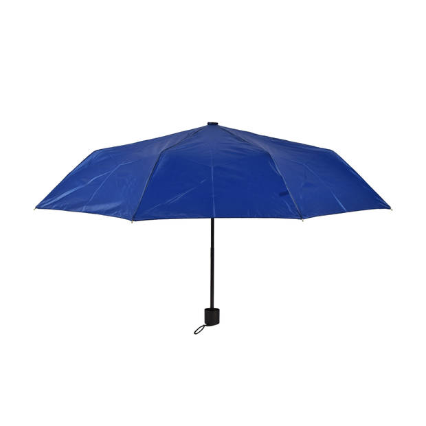Stevige Grote Paraplu - Opvouwbaar - Aluminium Frame - Polyester Doek - Navy - 53cm Breed