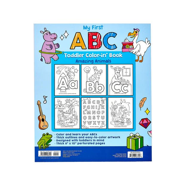 Ooly Kleuter Kleurboek ABC Verbazingwekkende Dieren