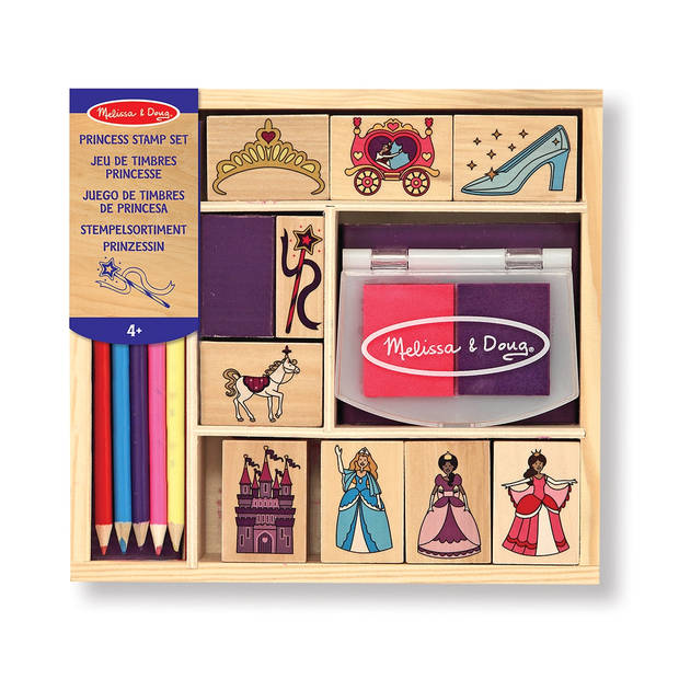 Melissa & Doug Prinsesstempelset