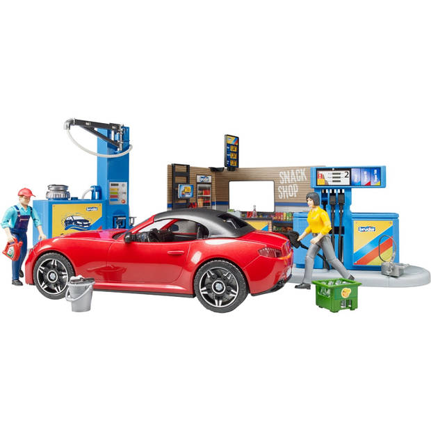 Bruder bworld tankstation met wasplaats (62111)