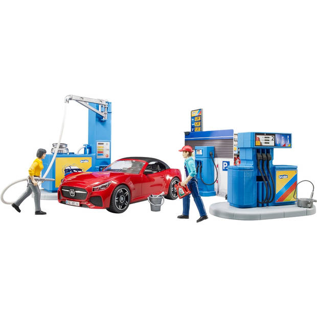 Bruder bworld tankstation met wasplaats (62111)