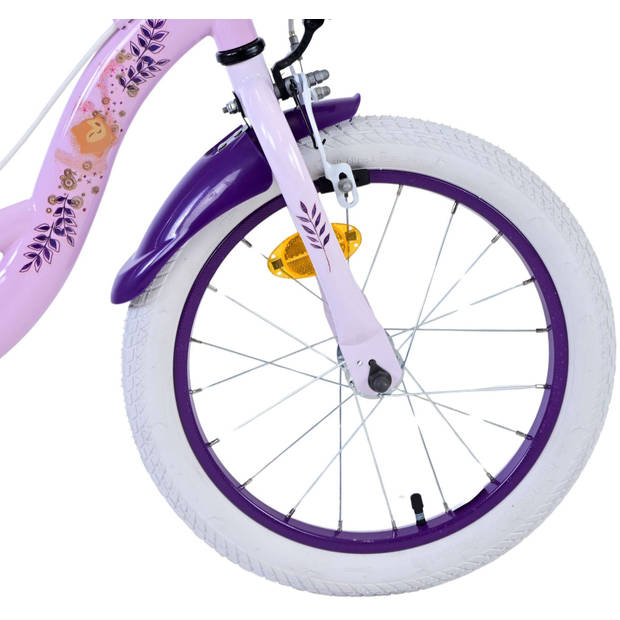 Disney Wish Kinderfiets - Meisjes - 16 inch - Paars - Twee handremmen