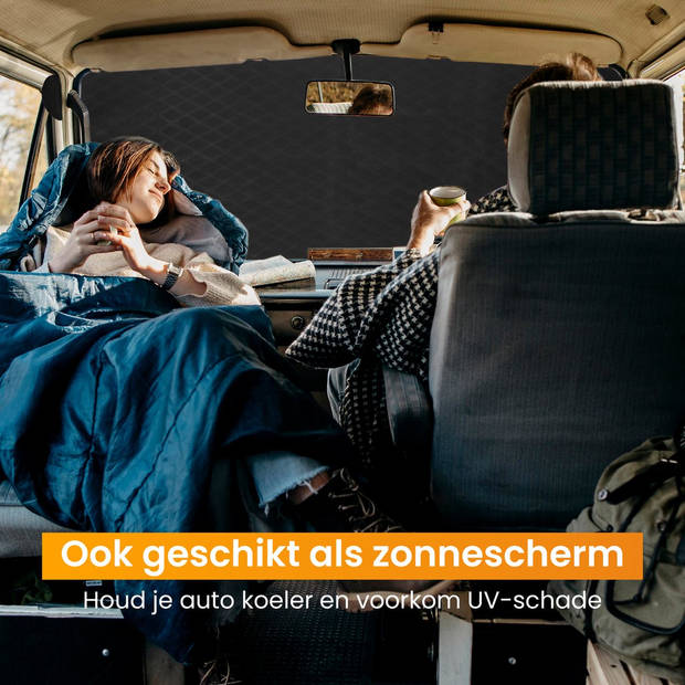 R2B® Anti-Vries Deken Auto - 100 x 145 cm - IJsdeken Voorruit Auto - Zonnescherm Auto - Voorruithoezen Antivries
