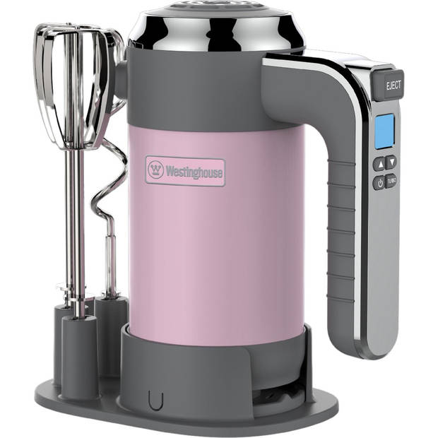 Westinghouse Handmixer Retro Collections - 6 standen - roze - WKHM250PK