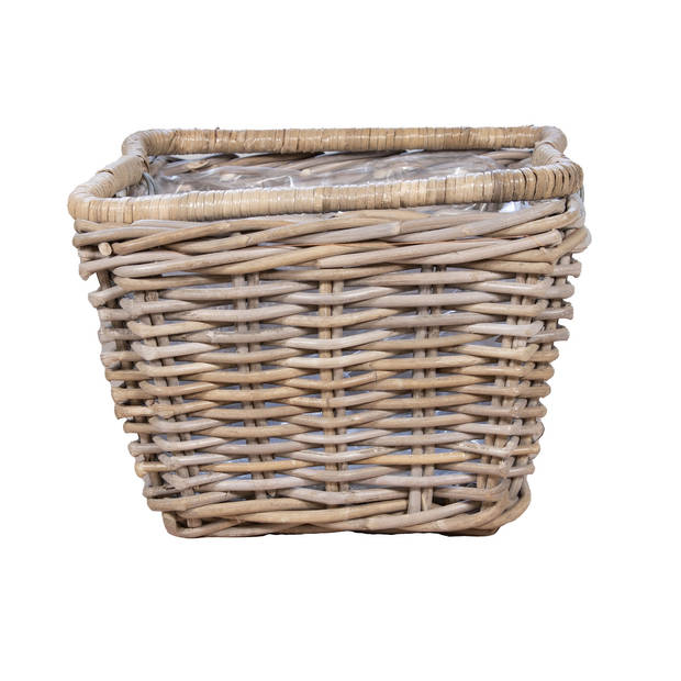 Het Mandenhuys - Picknickmand Naturel Rotan - 46x24x33cm - Laura