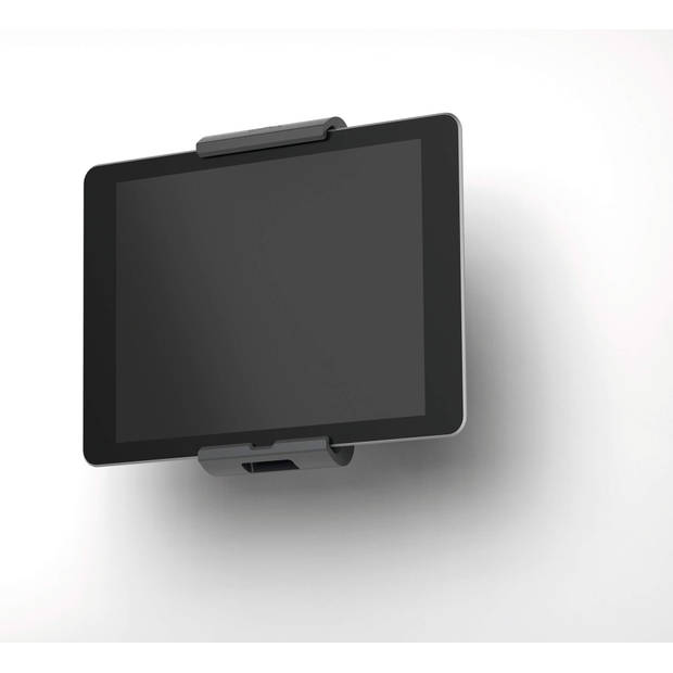 Durable tablethouder muur - Zilver - 360° draaibaar - Anti-diefstal beveiliging