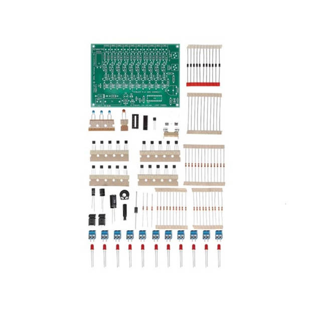 Educatieve soldeerkit, 10-kanaals lichteffectengenerator, 12 V