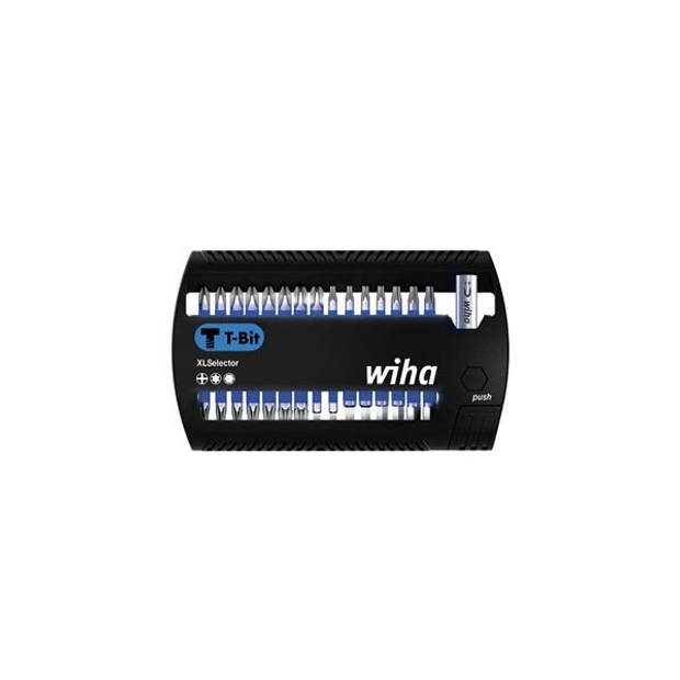 Wiha Bitset XLSelector T-bit 25 mm Phillips, TORX®, zeskant 31-delig 1/4" (41830)