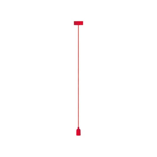 Velleman - Design lamphouder met textielkabel rood