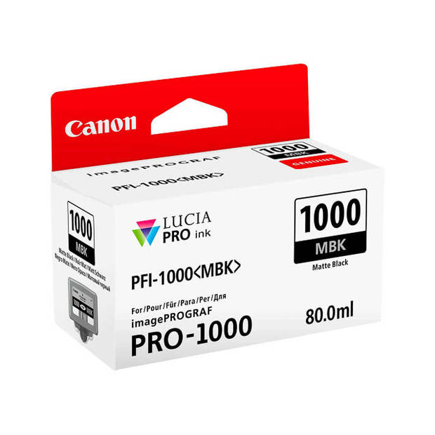 Canon PFI-1000 MBK mat zwart