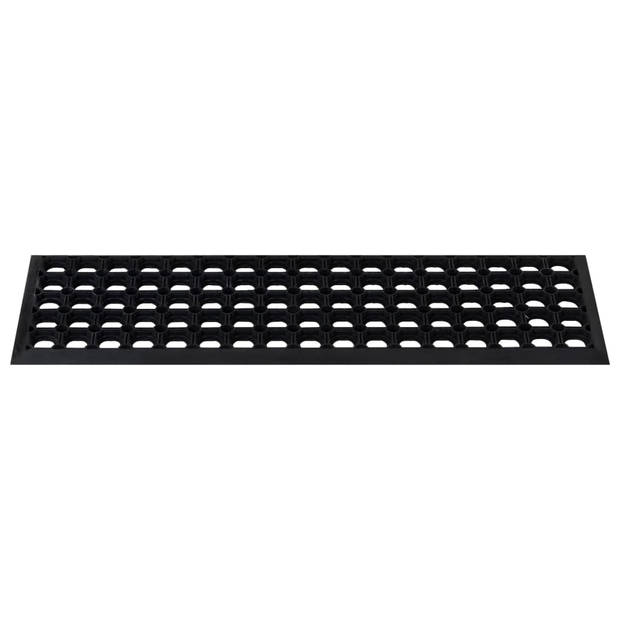 vidaXL Trapmatten 5 st 25x75 cm rubber