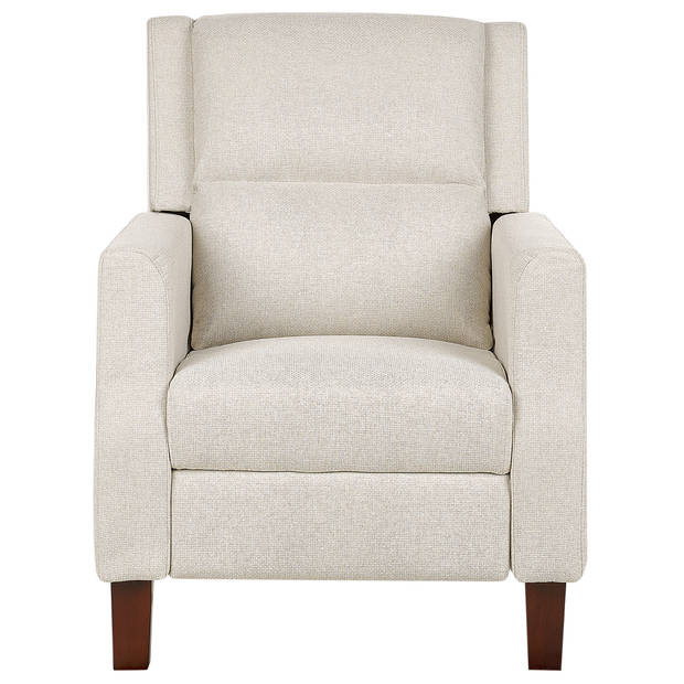 Beliani EGERSUND - TV-fauteuil-Beige-Polyester