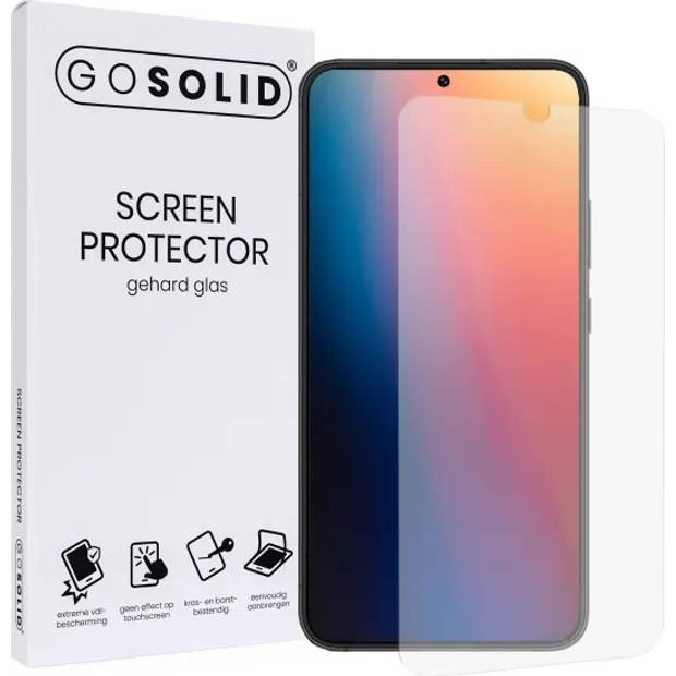 GO SOLID! Samsung Galaxy S23 Ultra screenprotector gehard glas