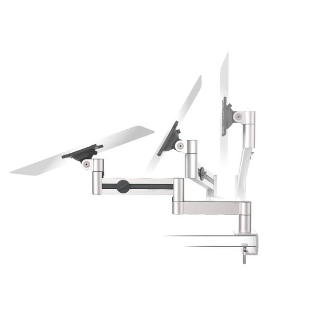 Durable monitor tafelbeugel - Zilver - 1 scherm - volledig verstelbaar