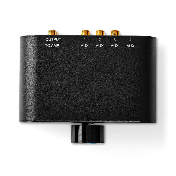 Nedis Analoge Audio-Switch - ASWI2424AT - Antraciet