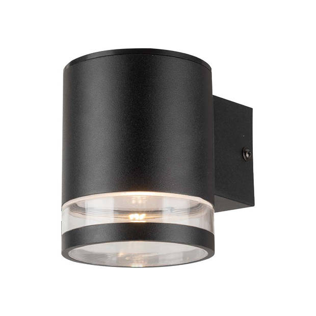 V-TAC VT-1139-B wandlamp op zonne-energie - Zwart - IP54 - 70 Lumen - 3000K