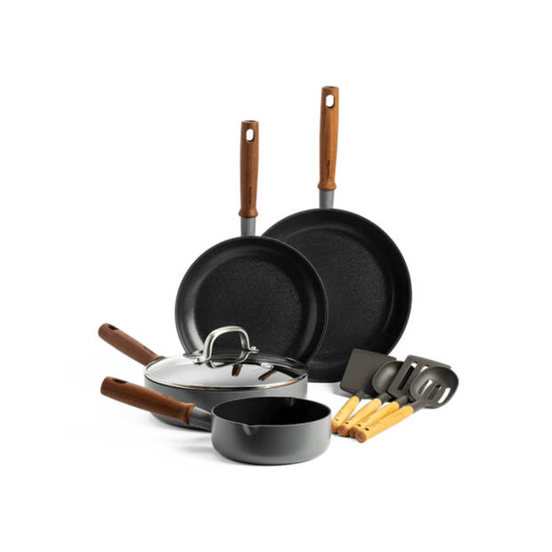 GreenPan Pannenset met Keukenhulpjes Mayflower Pro - 4 delige set