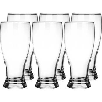 Glasmark Bierglazen - 12x - fluitje - 500 ml - glas - speciaal bier - Bierglazen