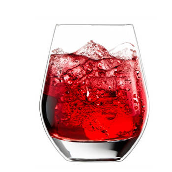 Excellent Houseware Drinkglas - 1x - transparant - kunststof - 515 ml - Drinkglazen
