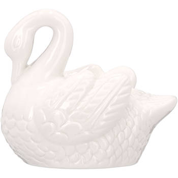 Blokker kandelaar Swan - creme