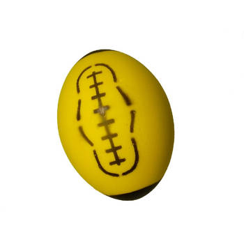 Foam rugbybal geel 24,5*18 cm