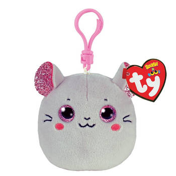 Ty Squish a Boo Clips Catnip Mouse 8cm