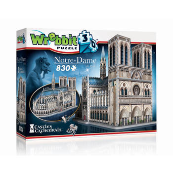 Wrebbit Wrebbit 3D Puzzle - Notre Dame (830)