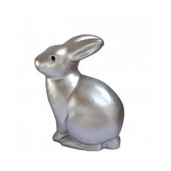 Egmont Toys Heico lamp konijn zilver 25 cm incl transformator
