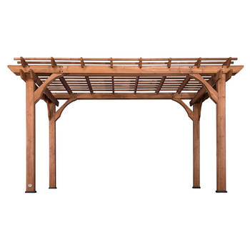 Backyard Discovery Pergola van hout 305 x 427 cm Houten terrasoverkapping vrijstaand voor de tuin