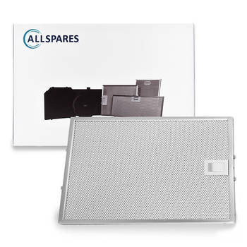 AllSpares Metaalfilter voor afzuigkappen geschikt voor Bosch Siemens Neff 00353110/353110 (310x250x8mm)