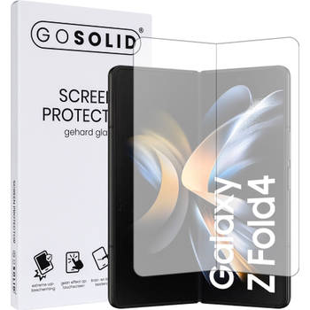 GO SOLID! Screenprotector voor Samsung Z Fold 4 gehard glas