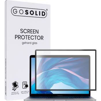 GO SOLID! Screenprotector voor MacBook Air M1 13,3-inch gehard glas