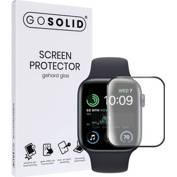 GO SOLID! Screenprotector voor Apple watch SE 2022 (40 mm) gehard glas