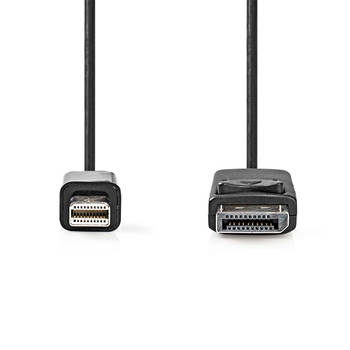 Nedis Mini DisplayPort-Kabel - CCGL37400BK10