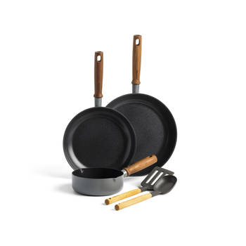 GreenPan Pannenset met Keukenhulpjes Mayflower Pro 3 delige set