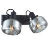 Steinhauer wandlamp Glaslic - zwart - - 3865ZW