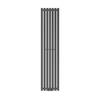 Badkamer radiator Stella 370x1600 mm antraciet LuxeBath