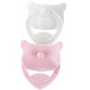 Götz Basic Boutique, Fopspeen "Pink & white", babypoppen 30-33 cm / 42-46 cm / 48 cm (Inhoud: 2 stuks)
