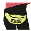 Fiestas Foute 80s/90s print party heuptasje - neon geel - jaren 80/90 verkleed accessoires - volwassenen - Heuptassen