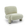 Bronx71 Scandinavische fauteuil Louise chenille mintgroen.