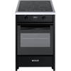 Wiggo WIO-E621A(BX) - Freestanding - Induction - Oven - 60cm - Zwart Inox