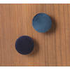 NAGA - Supersterke Magneten - Rond - Velours - Donker Blauw en Jeans Blauw - Ø2,5cm