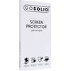 GO SOLID! Achterkant screenprotector voor iPhone XS gehard glas